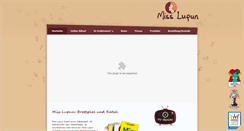 Desktop Screenshot of misslupun.de